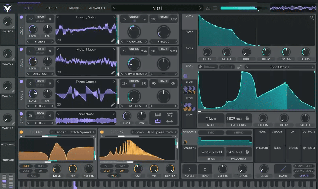 VITAL –  Spectral Warping Wavetable Synth