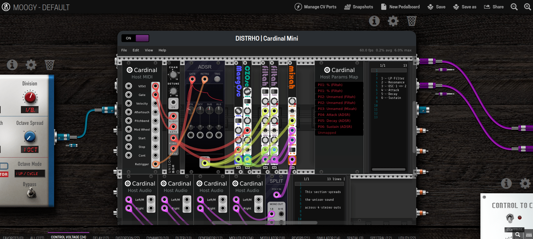 Cardinal – free virtual modular synthesizer