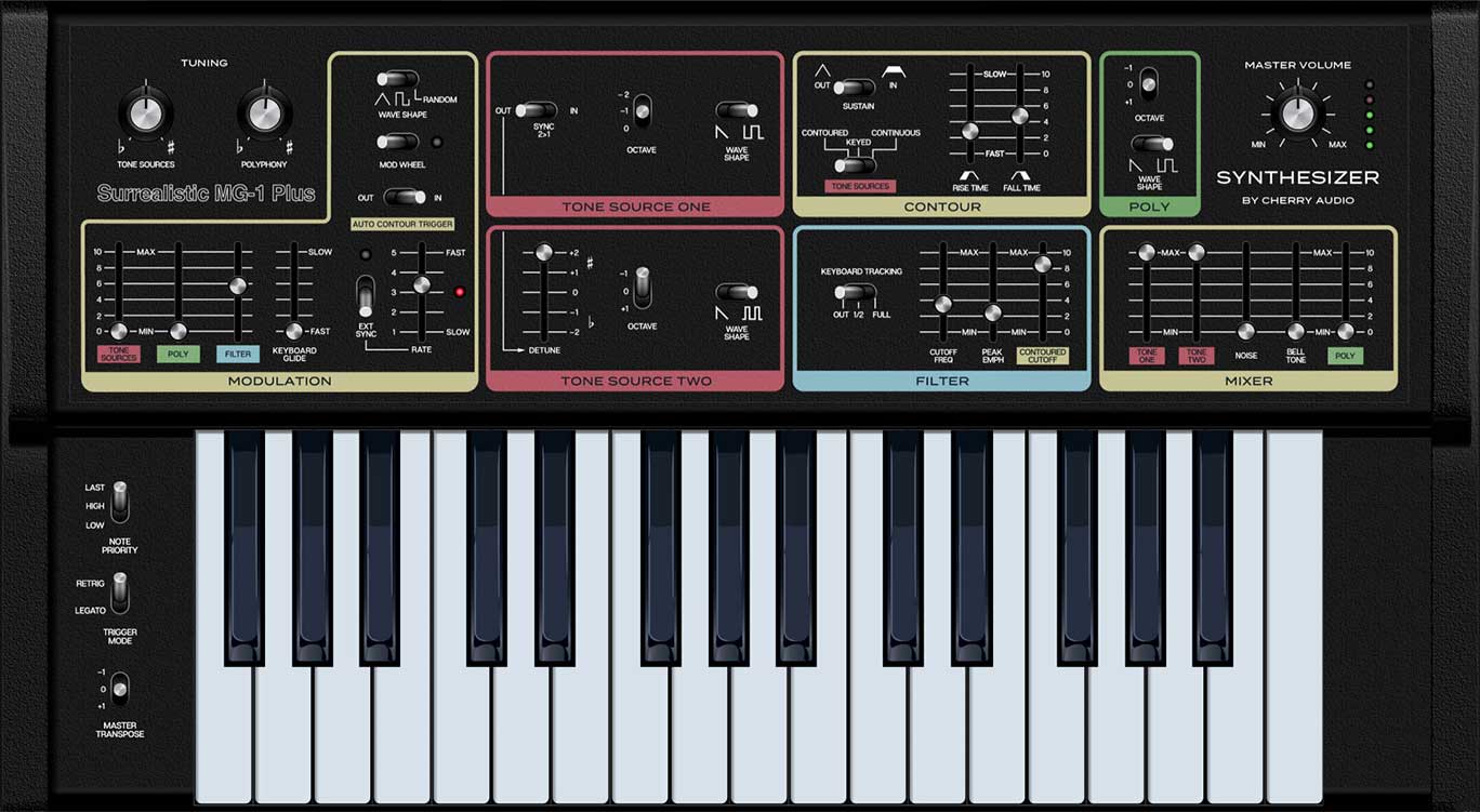 Surrealistic MG-1 Plus Synthesizer