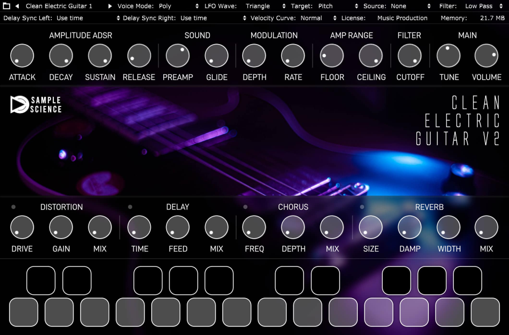 CLEAN ELECTRIC GUITAR – Free Plugin from Sample Science