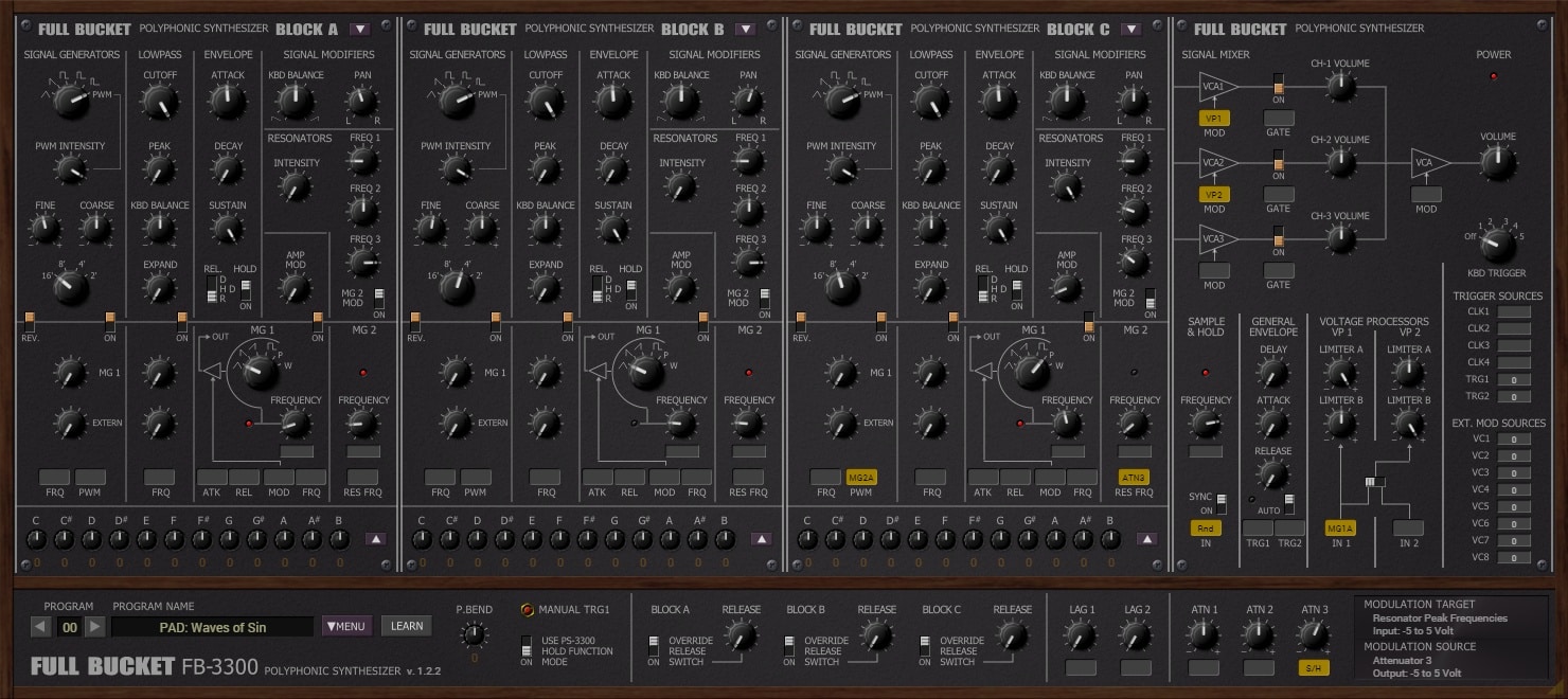 Full Bucket Music – Free Classic Synth Emulations