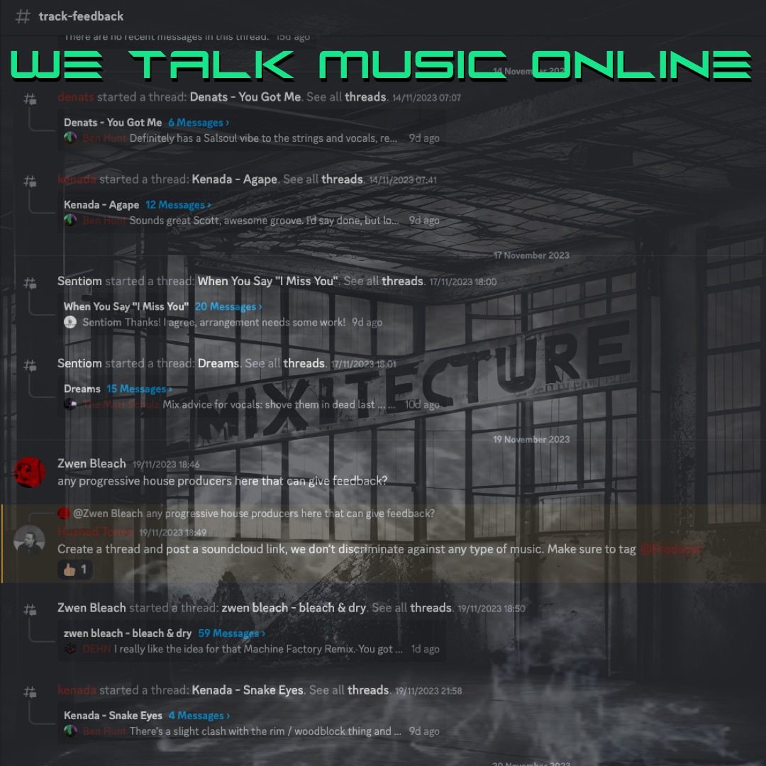 We Talk Music Monthly Newsletter – December 2023