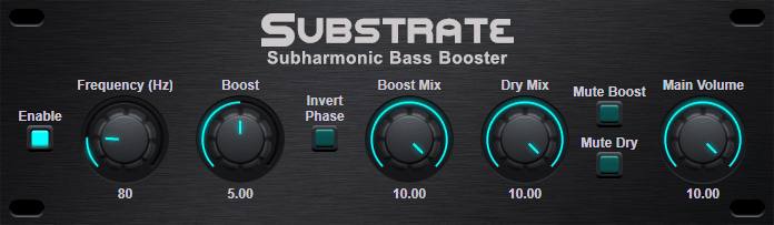 Free Plugin: Substrate – Subharmonic Bass Booster (WIN ONLY)