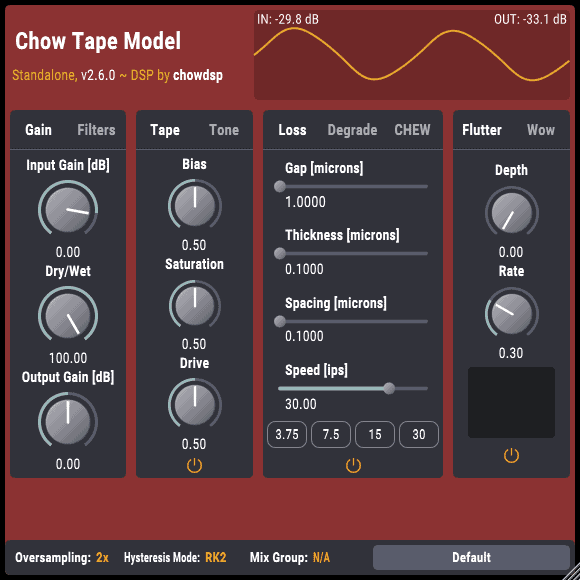 Free Plugin: Physical Modeling for Analog Tape Machines