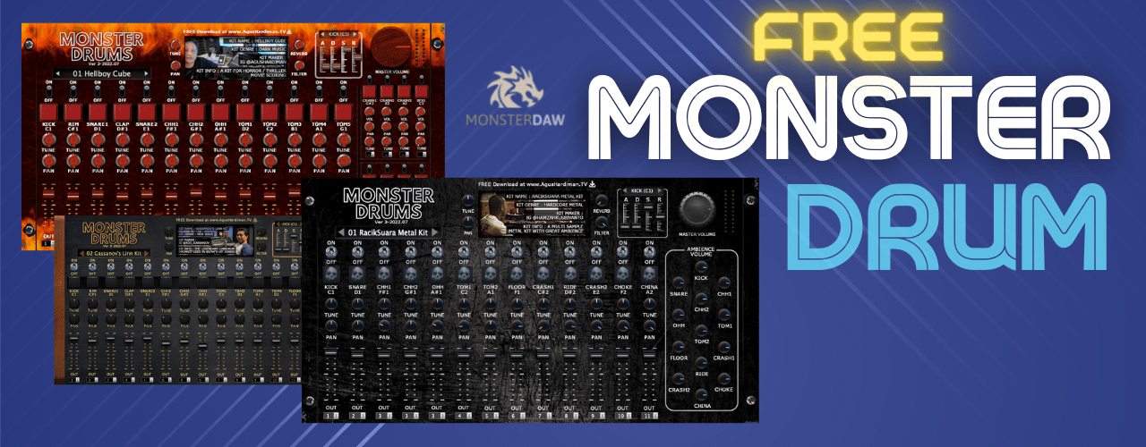 MONSTER Drum, The Best Free Drum VST Plugin with Multi Kit Genre