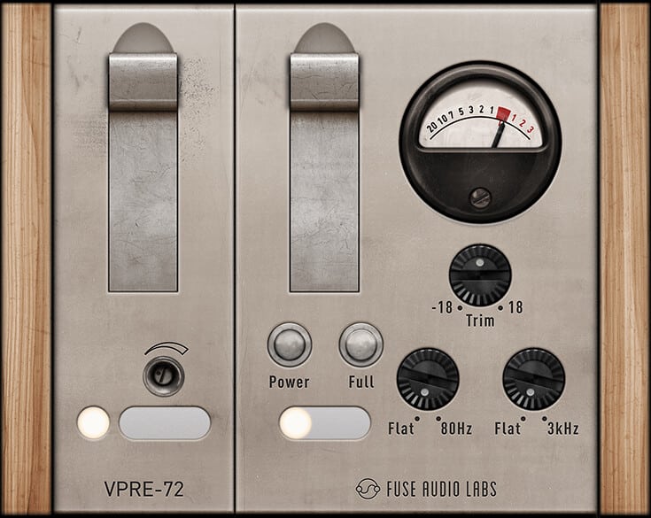 Free Plugin: VPRE-72 FREE VINTAGE TUBE PREAMP