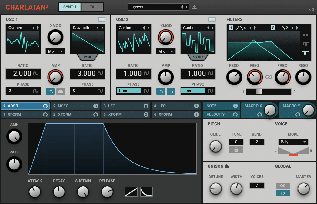 Free Virtual Analog Synthesizer – CHARLATAN 3