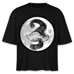 Women’s Boxy Organic T-Shirt, Full Moon Shroom