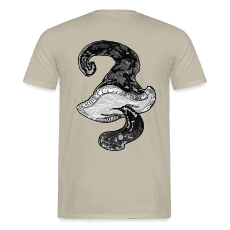 Men's T-Shirt, Achromatic Shroom - Image 2